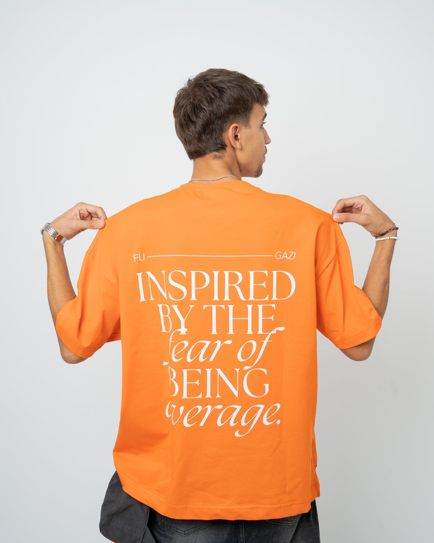 Printed Orange Tee