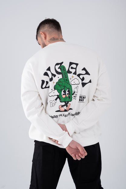 White Fugazi Crewneck